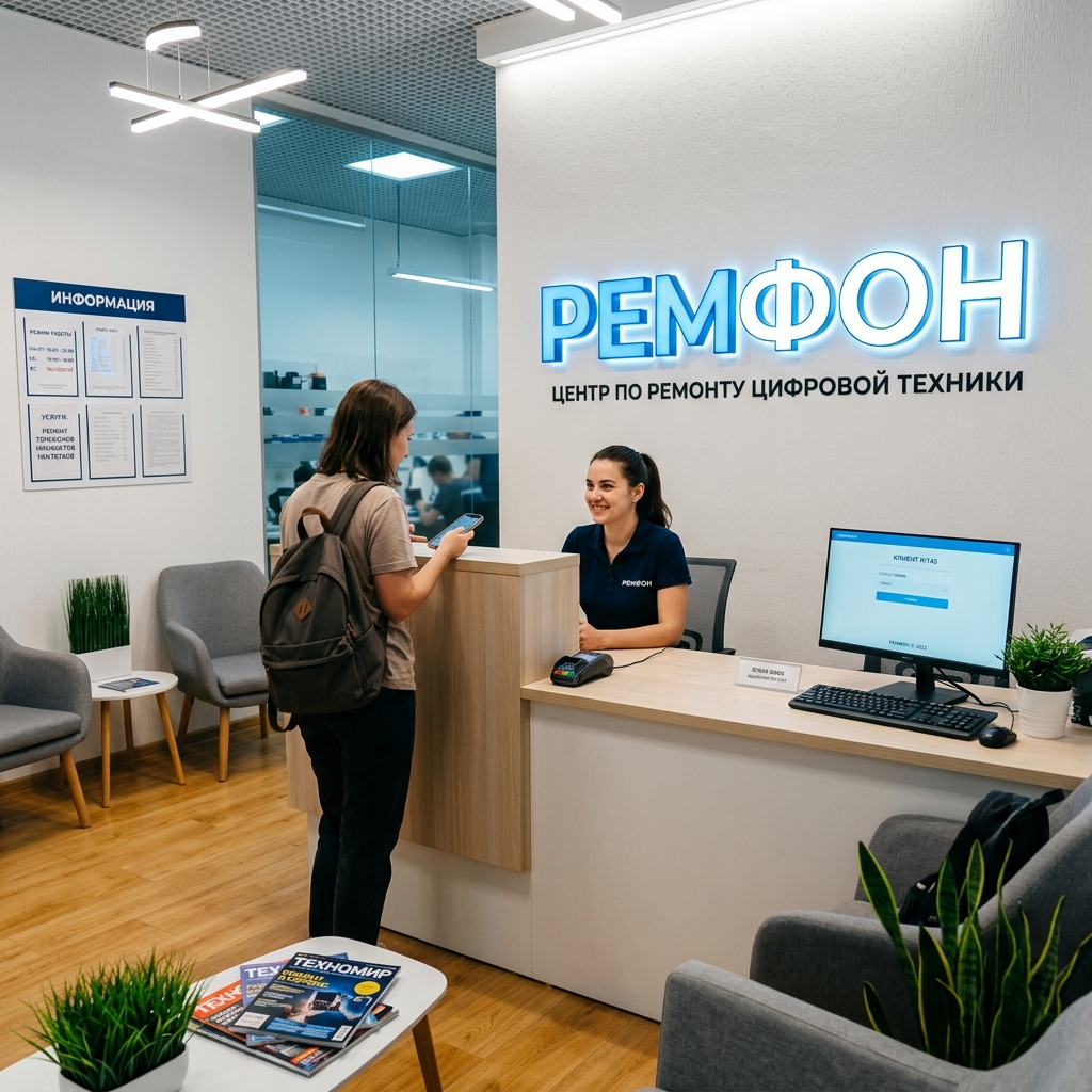 Процесс ремонта смартфона